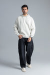 Men’s Oversize Hoodie – Silver Birch