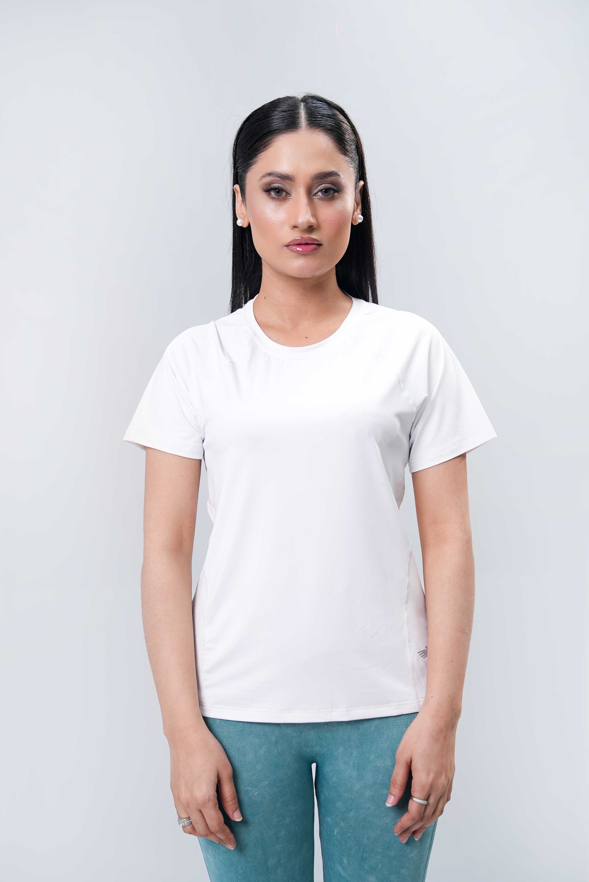 Women Top Gym wear - White