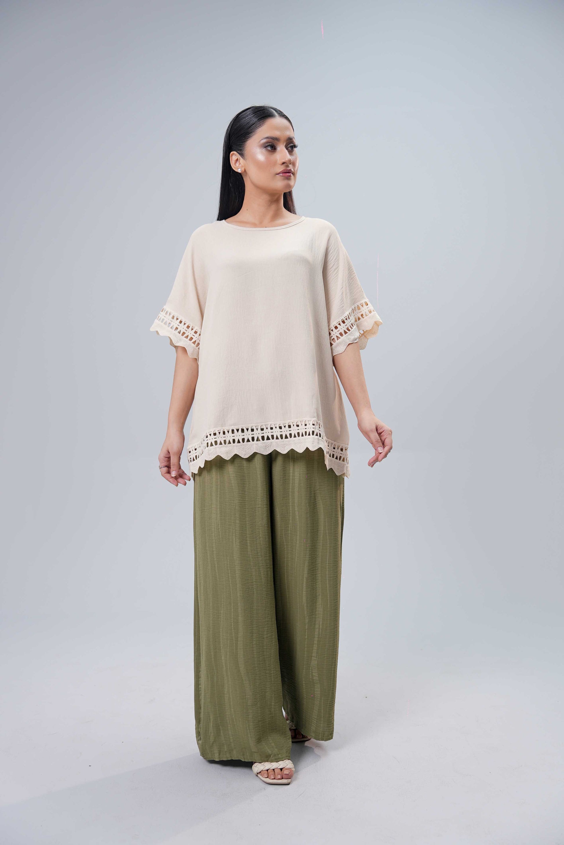 Women Trouser - Olive Green