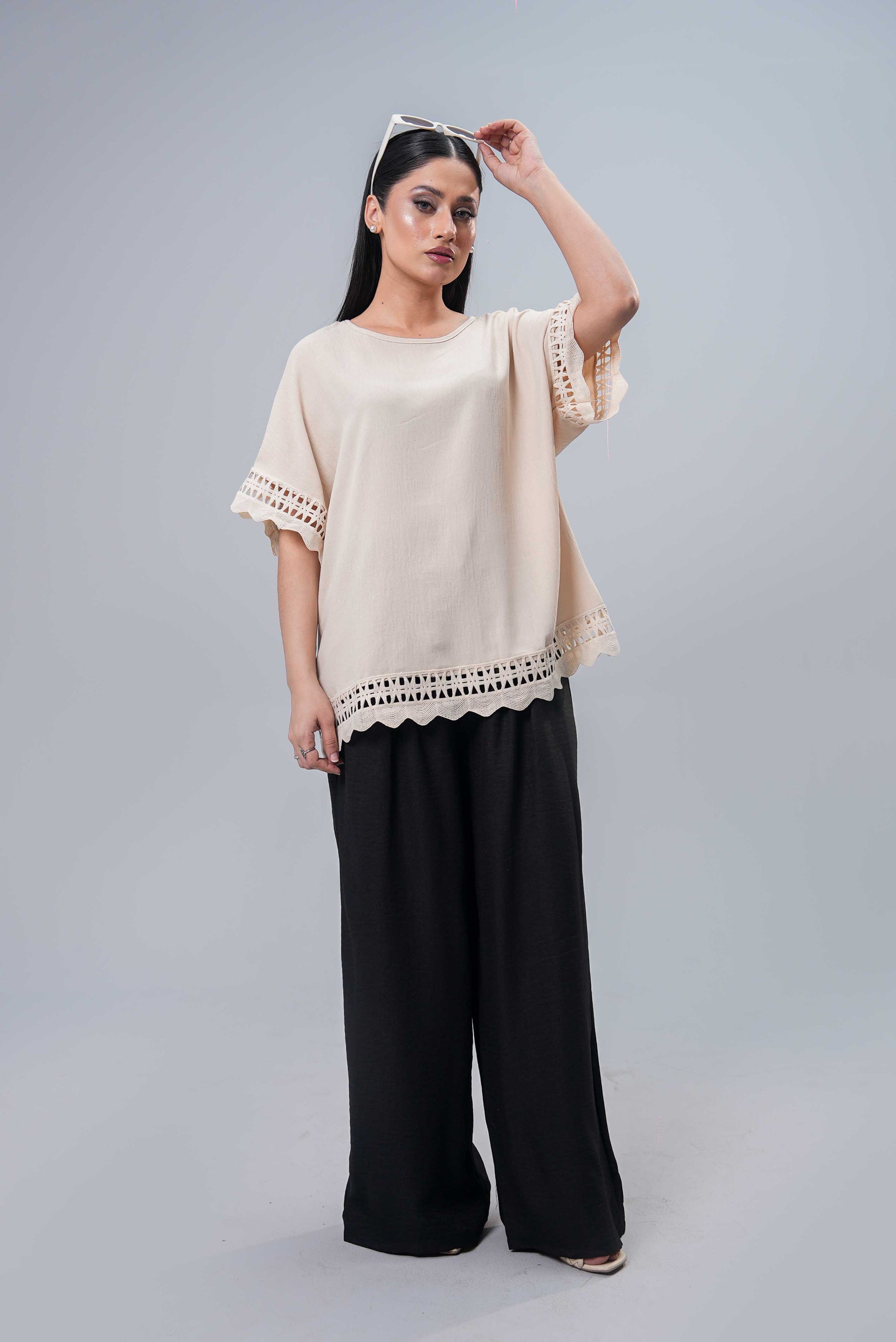 Women Luxe Viscose Trouser - Black