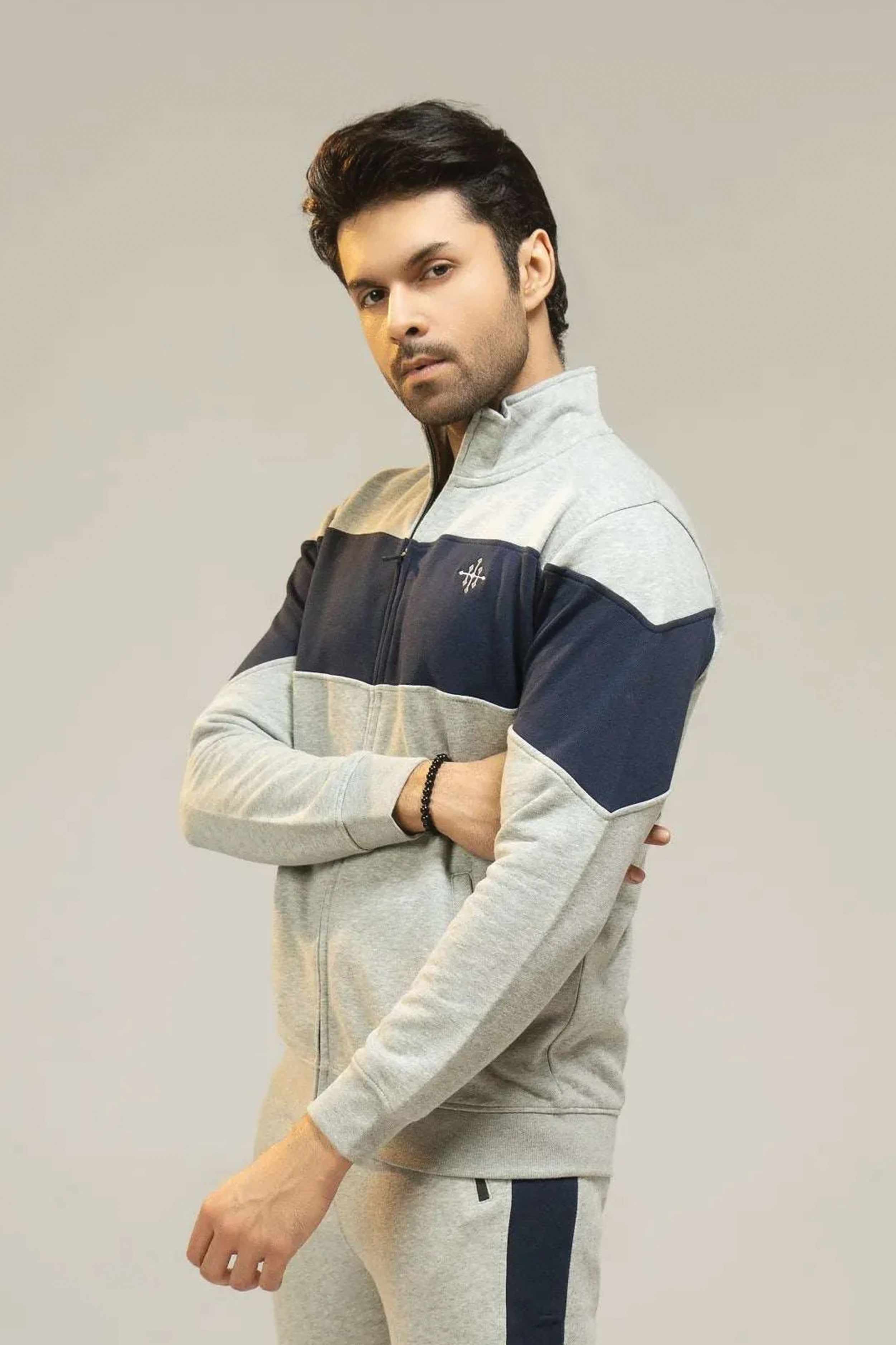 Men’s Fleece Jacket - Grey
