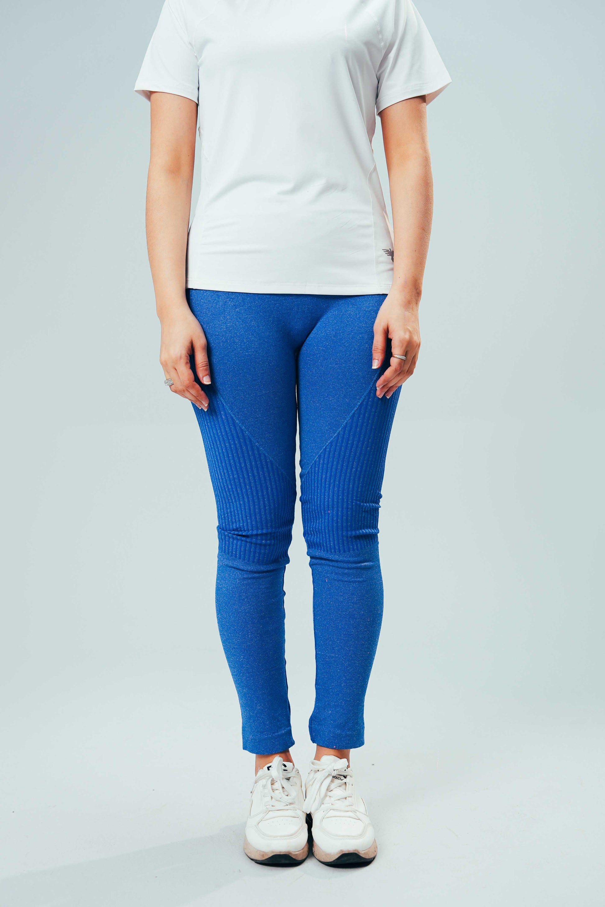 Women’s Cold Wool Tights – Blue