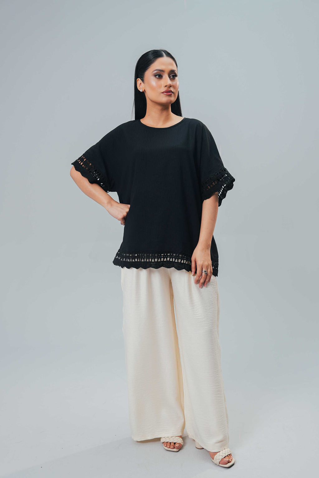 Women Trouser - Off White