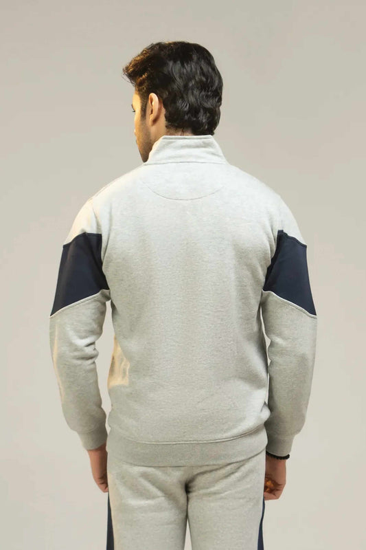 Men’s Grey Fleece Hoodie - Grey