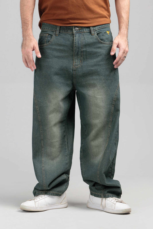 Men Loose Fit Cut & Sewn - Vintage Blue