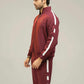 Men Regular Fit Tracksuit – Maroon