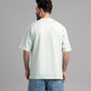Men Boxy Fit Cotton T-Shirt - Hint of Mint