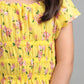Little Girls' Cotton Blend Long Dress - Yellow