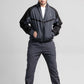 Men's Micro Stretch Active Wear Tracksuit - Charcoal