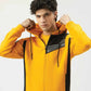 Men Regular Fit Hoodie - Yellow