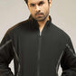 Men Regular Fit Tracksuit - Black
