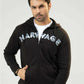 Men Regular Fit Hoodie - Black