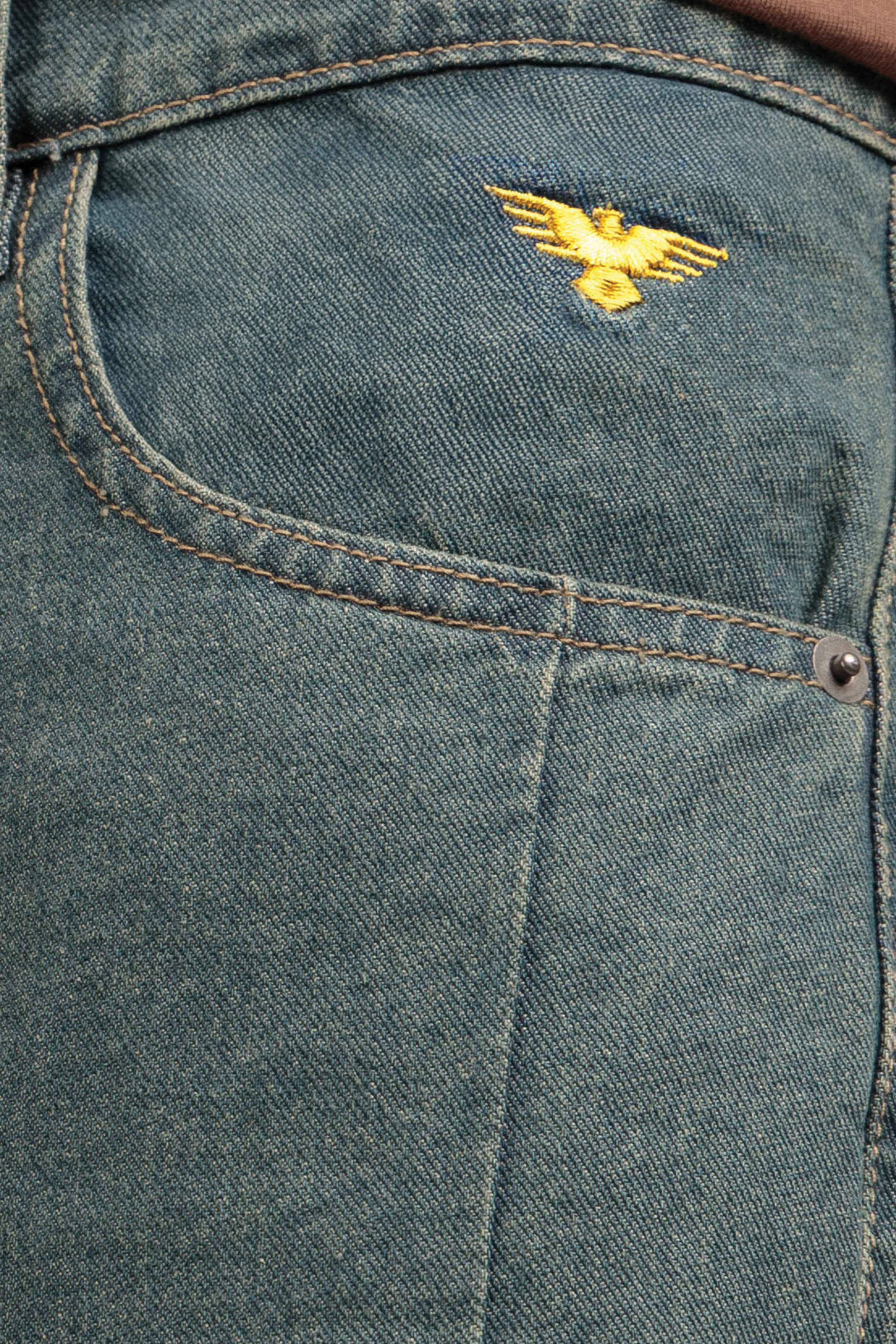 Men Loose Fit Cut & Sewn - Vintage Blue