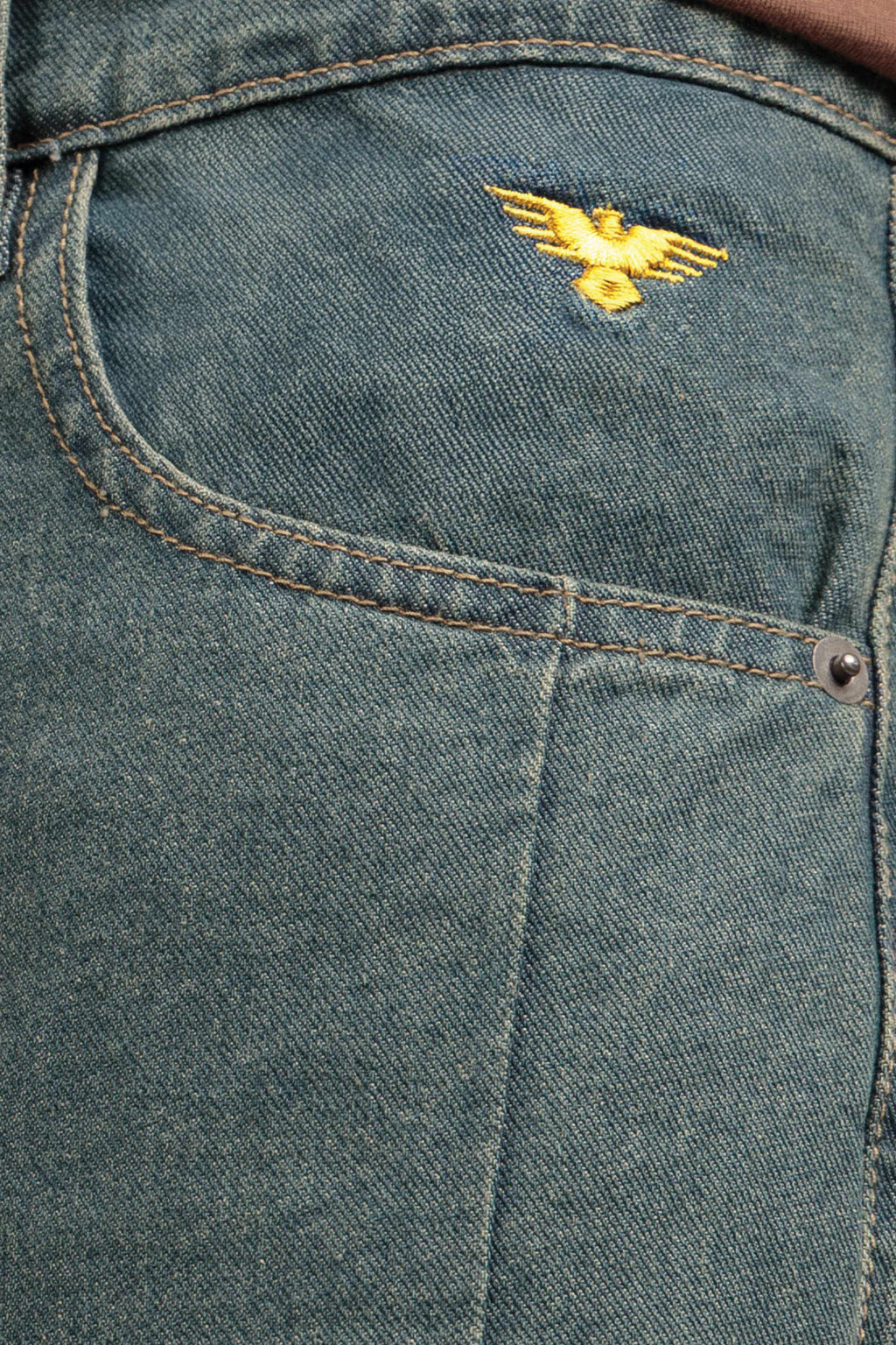 Men Loose Fit Cut & Sewn - Vintage Blue