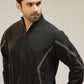 Men Regular Fit Tracksuit - Black