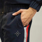 Men Regular Fit Tracksuit – Navy