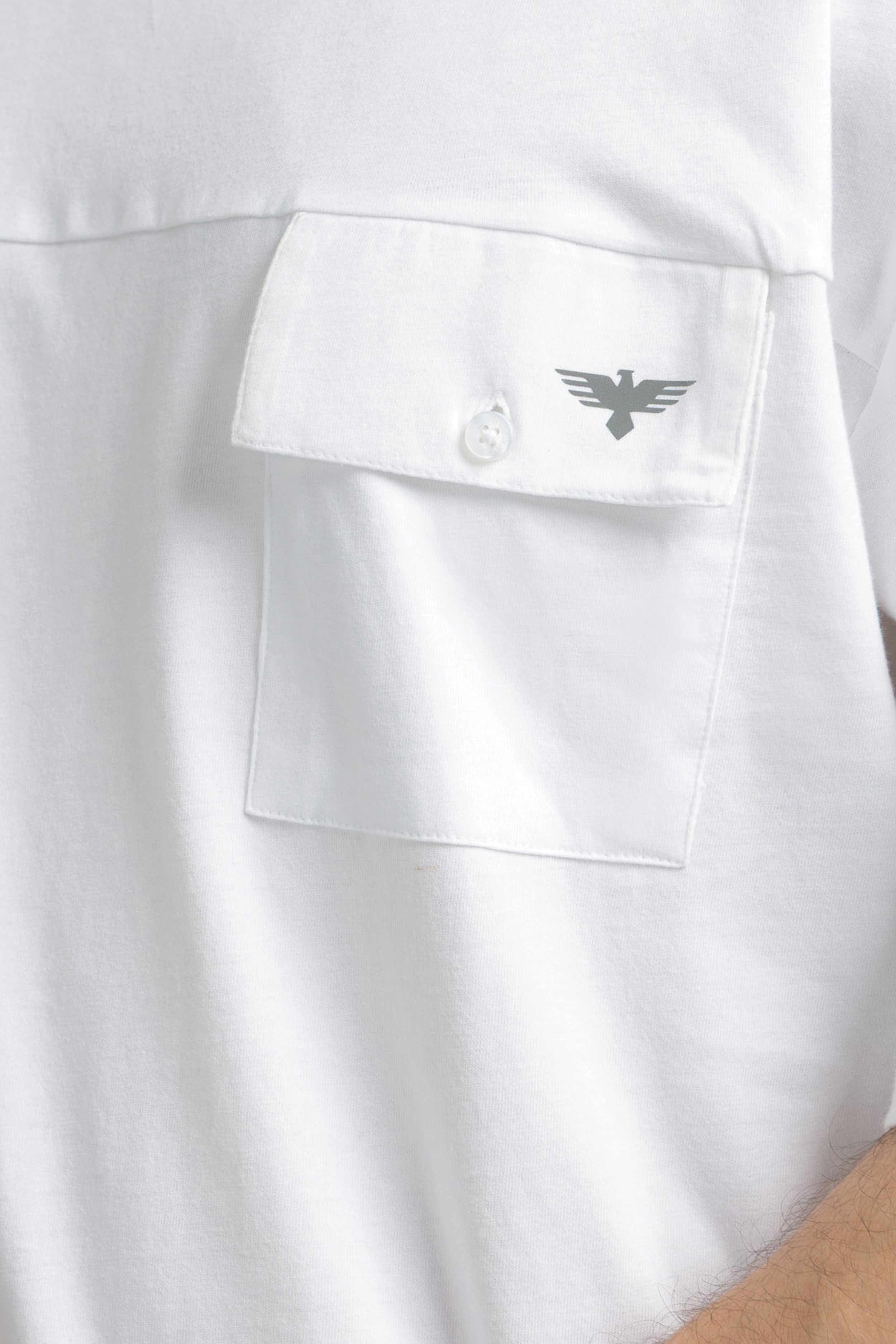 Men Boxy Fit Cotton T-Shirt - White