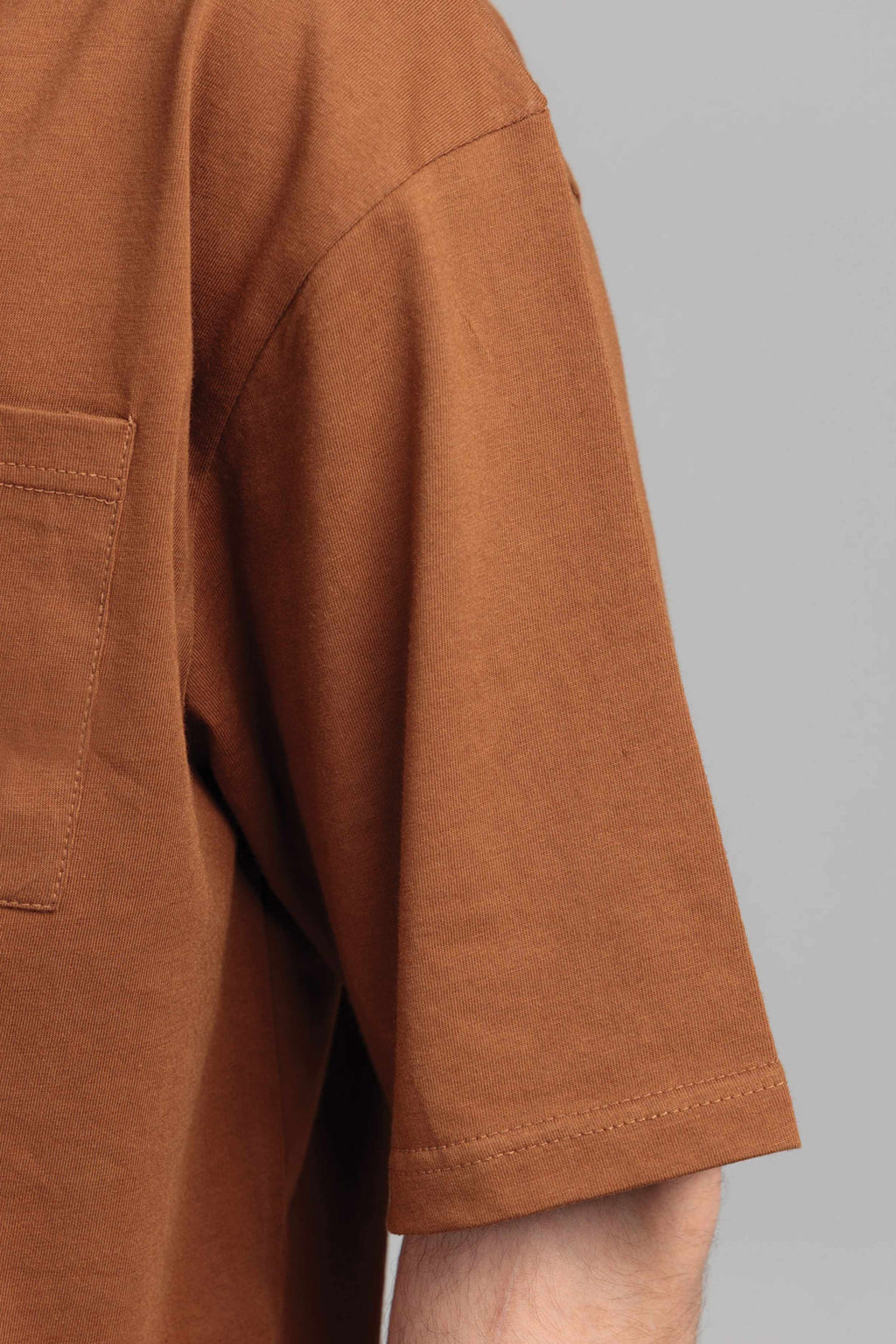 Men Boxy Fit Cotton T-Shirt - Monk Robe