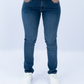 Women Slim Fit Denim Jeans – Dark Blue