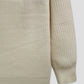 Men’s Mock-Neck Wool Jersey - Off White