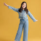 Junior Girls Denim Two-Piece Outfit