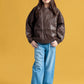 Junior Girls Leather Jacket