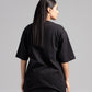 Women Boxy Fit Cotton T-Shirt - Jet Black