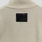 Men’s Mock-Neck Wool Jersey - Off White
