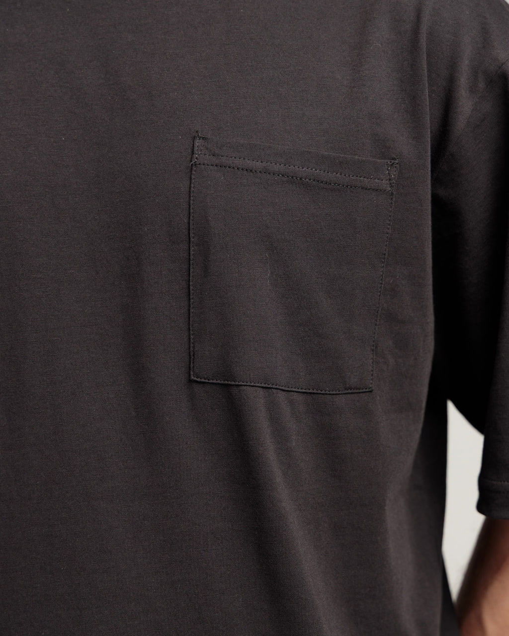 Epicene Boxy Fit Cotton T-Shirt - Jet Black