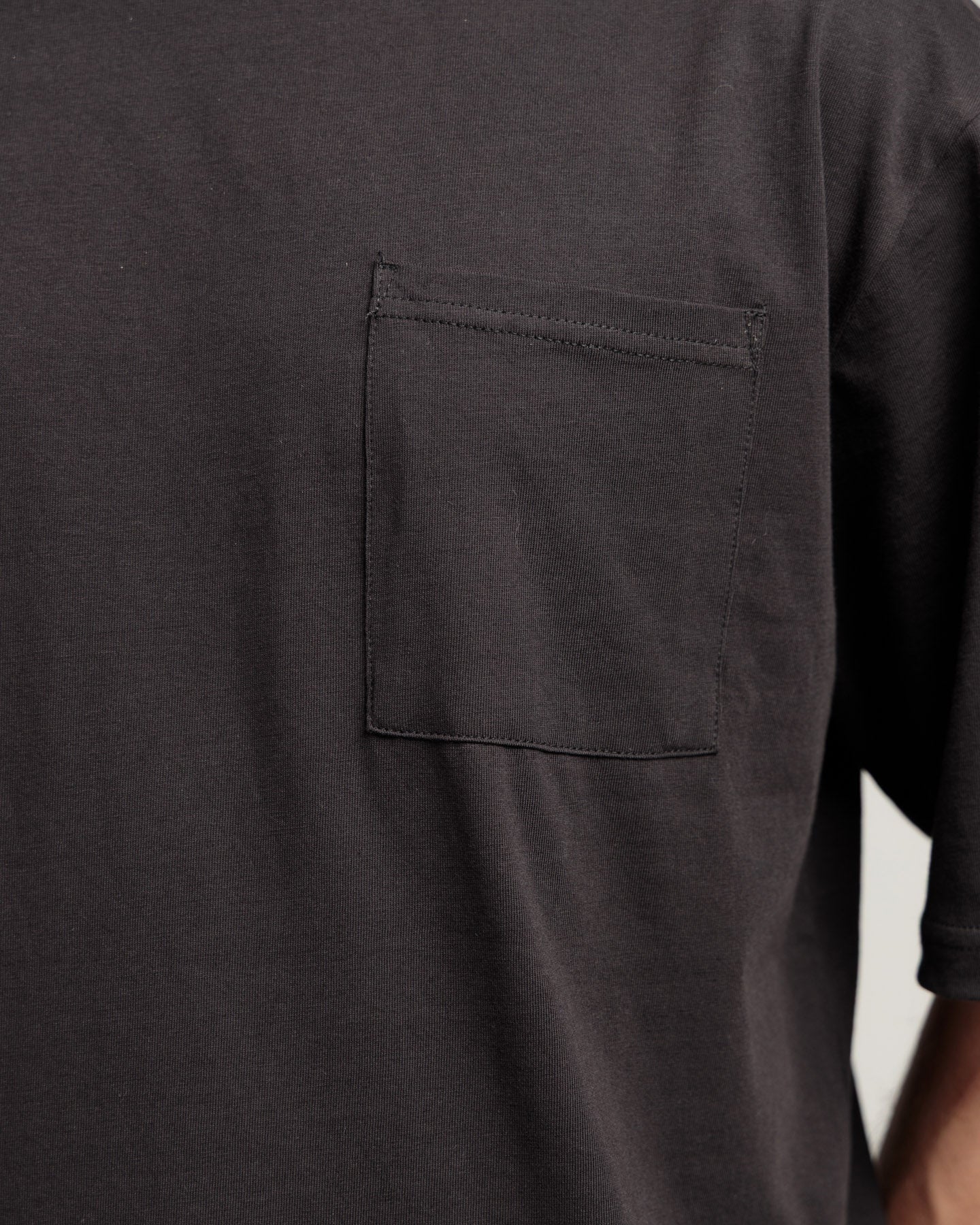 Epicene Boxy Fit Cotton T-Shirt - Jet Black