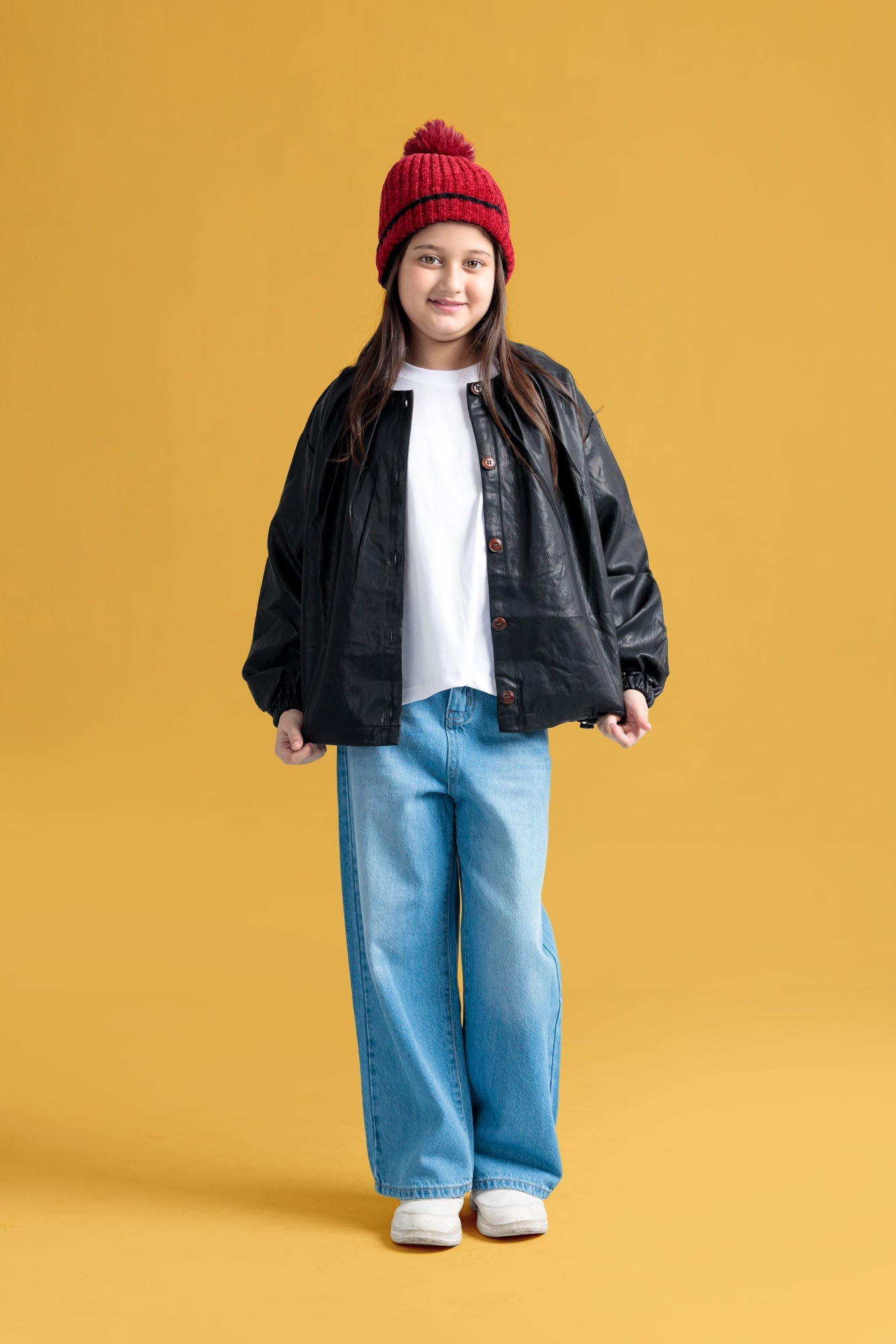 Junior Girls Leather Jacket