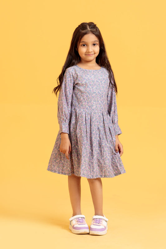 Little Girls’ Frock – Rose Tan