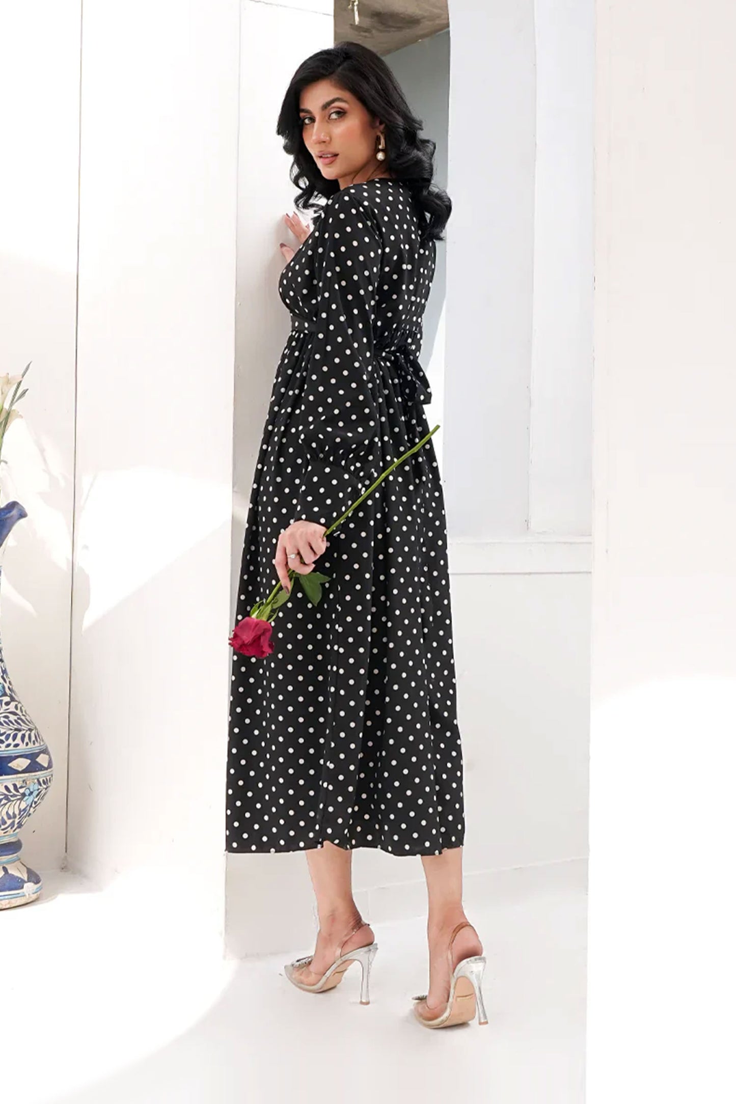 Women Maxi Dress - Black