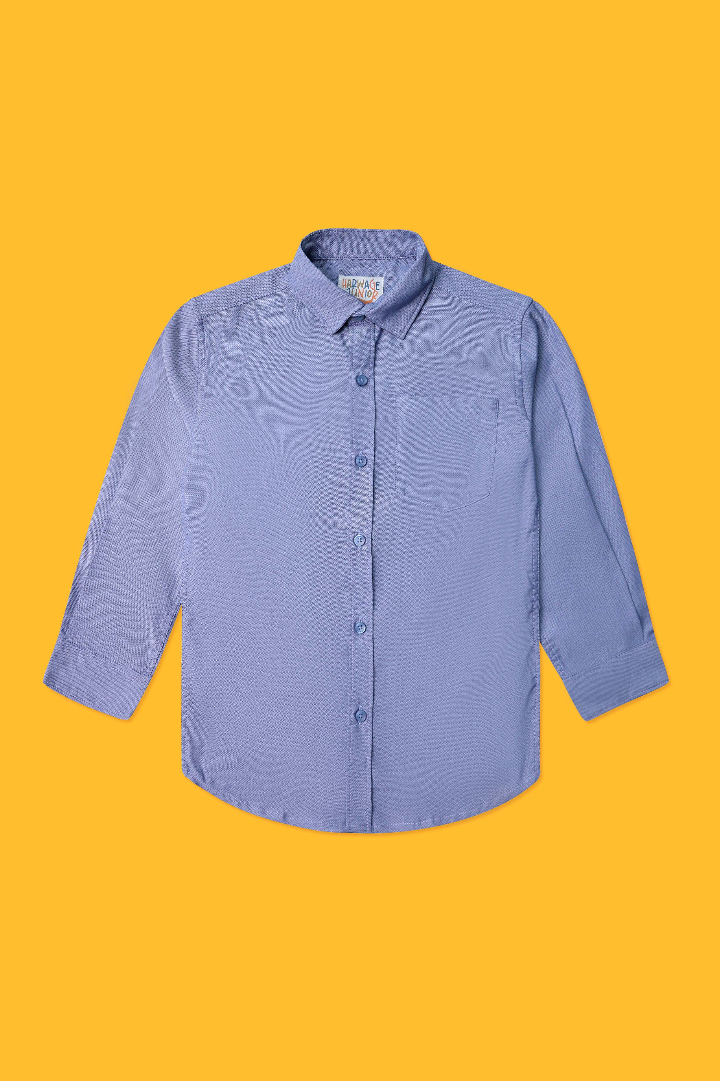 Boys Full Sleeves Casual shirt - Sky Blue