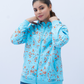 Women Allover Print Zipper Hoodie - T Breeze