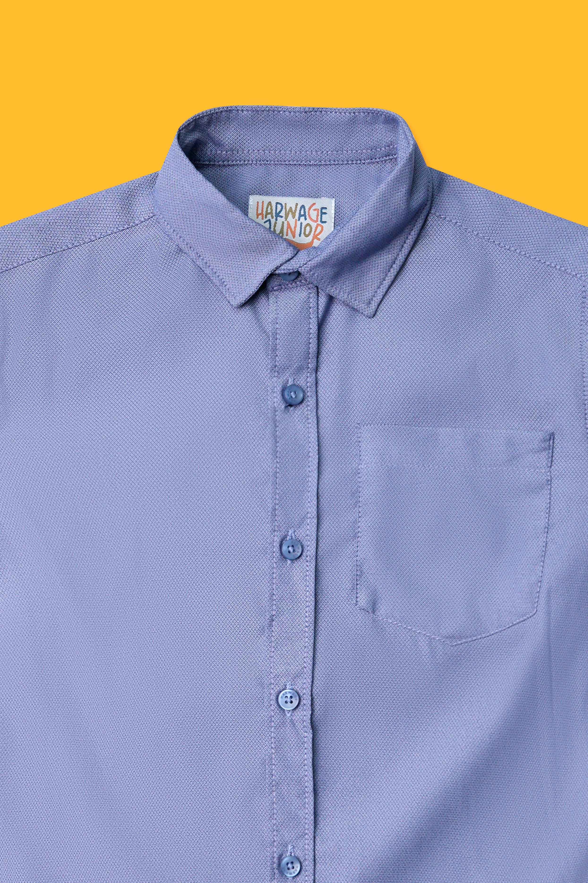 Boys Full Sleeves Casual shirt - Sky Blue