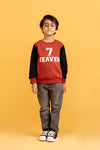 Little Boys’ Sweatshirt - Orange Rust