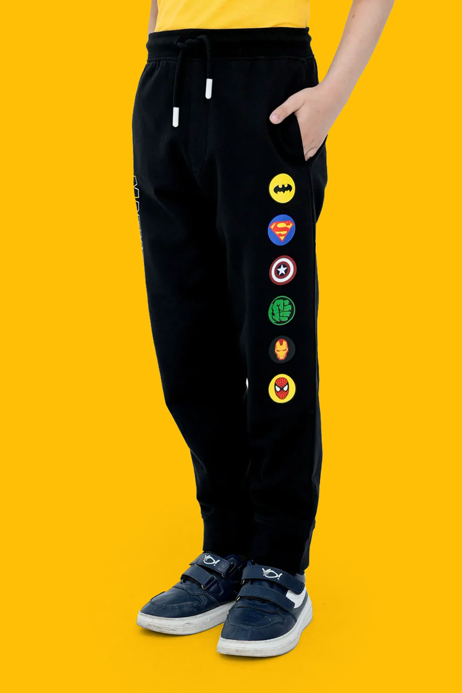 Kids Regular Fit Trouser - Black