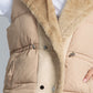 Women’s Puffer Jacket - Tan