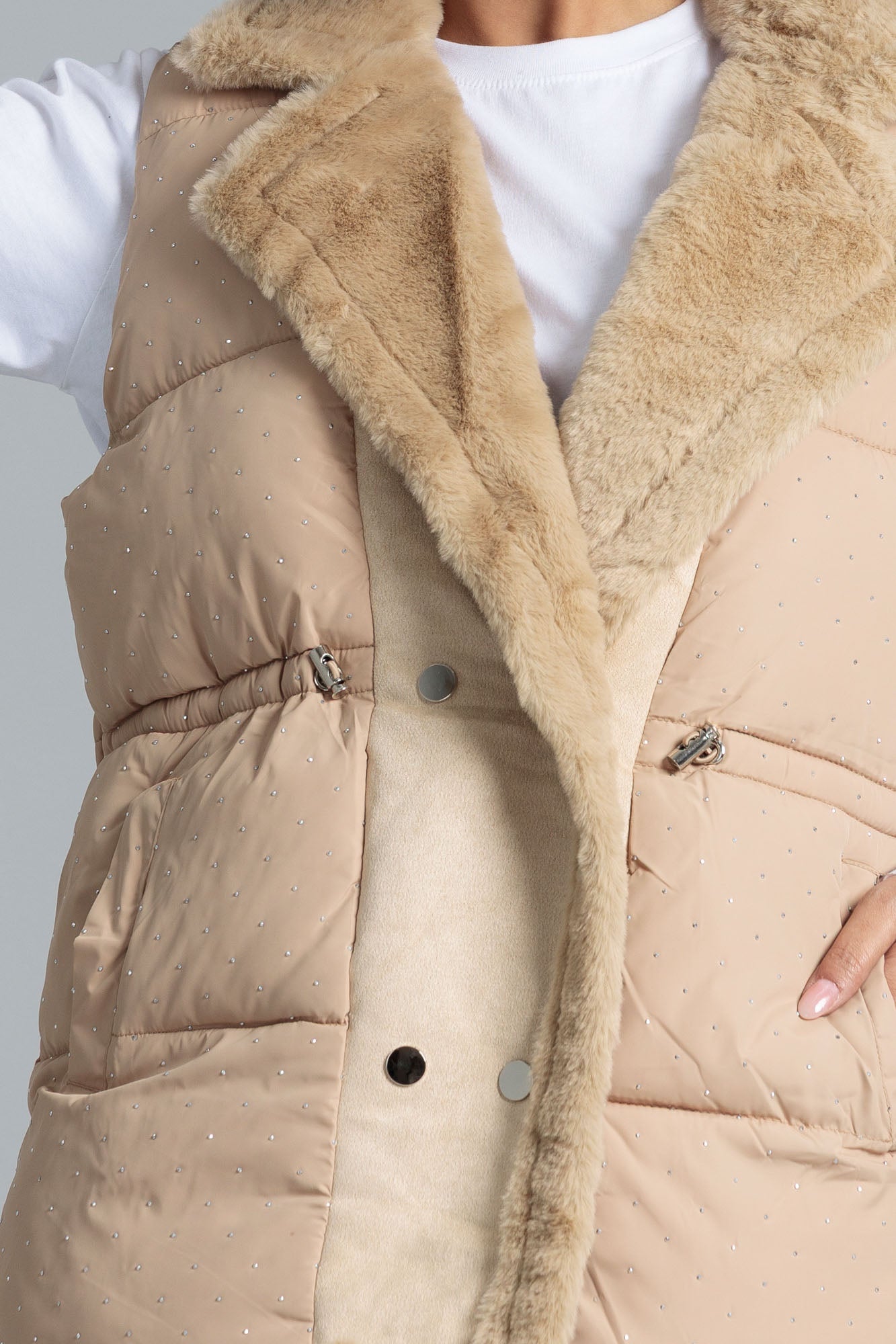 Women’s Puffer Jacket - Tan