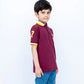 Boys Regular Fit Polo – Maroon