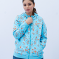 Women Allover Print Zipper Hoodie - T Breeze