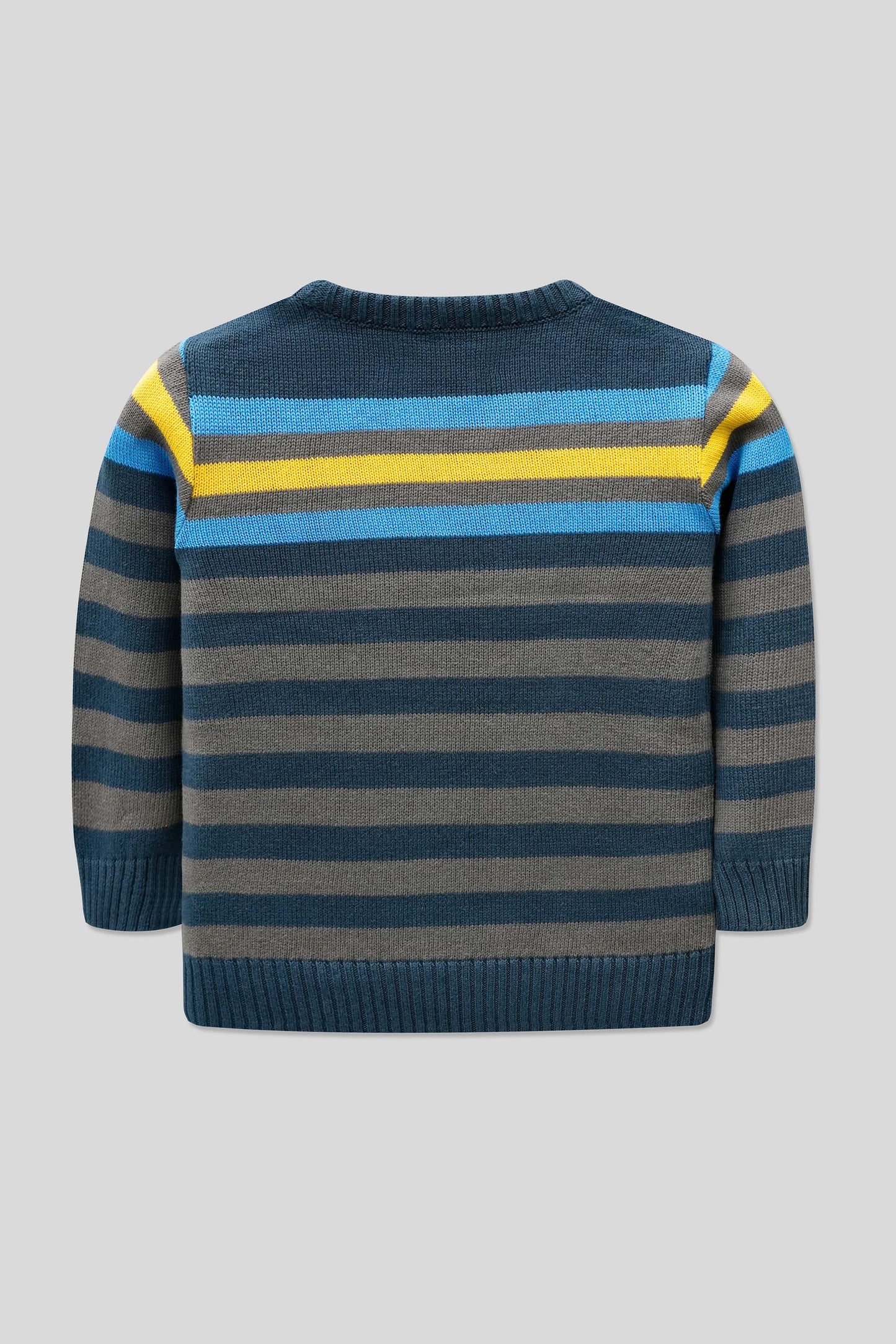 Junior Boys’ Cotton Sweater - Blue