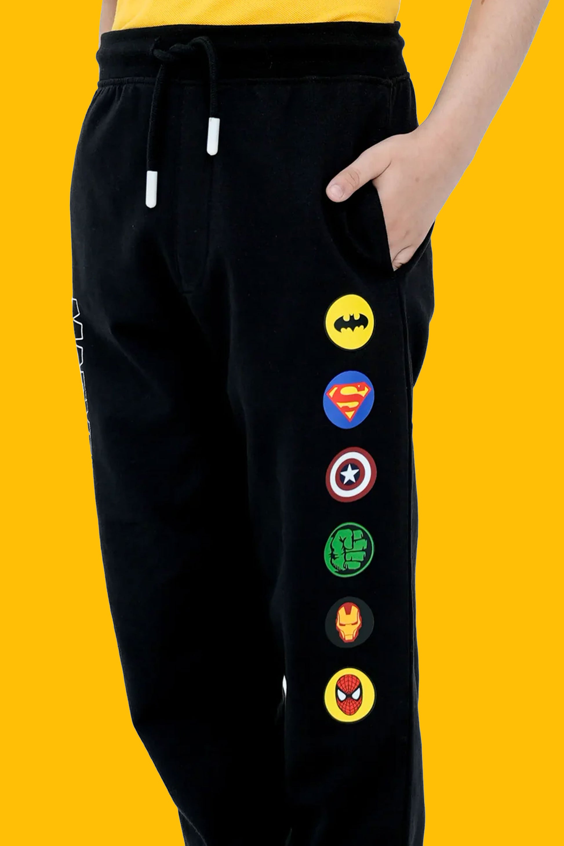 Kids Regular Fit Trouser - Black