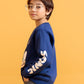 Junior Boys Screen Print Sweatshirt – Palace Blue
