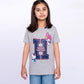 Girls Printed Graphic Shirt – Haider Grey