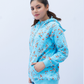 Women Allover Print Zipper Hoodie - T Breeze