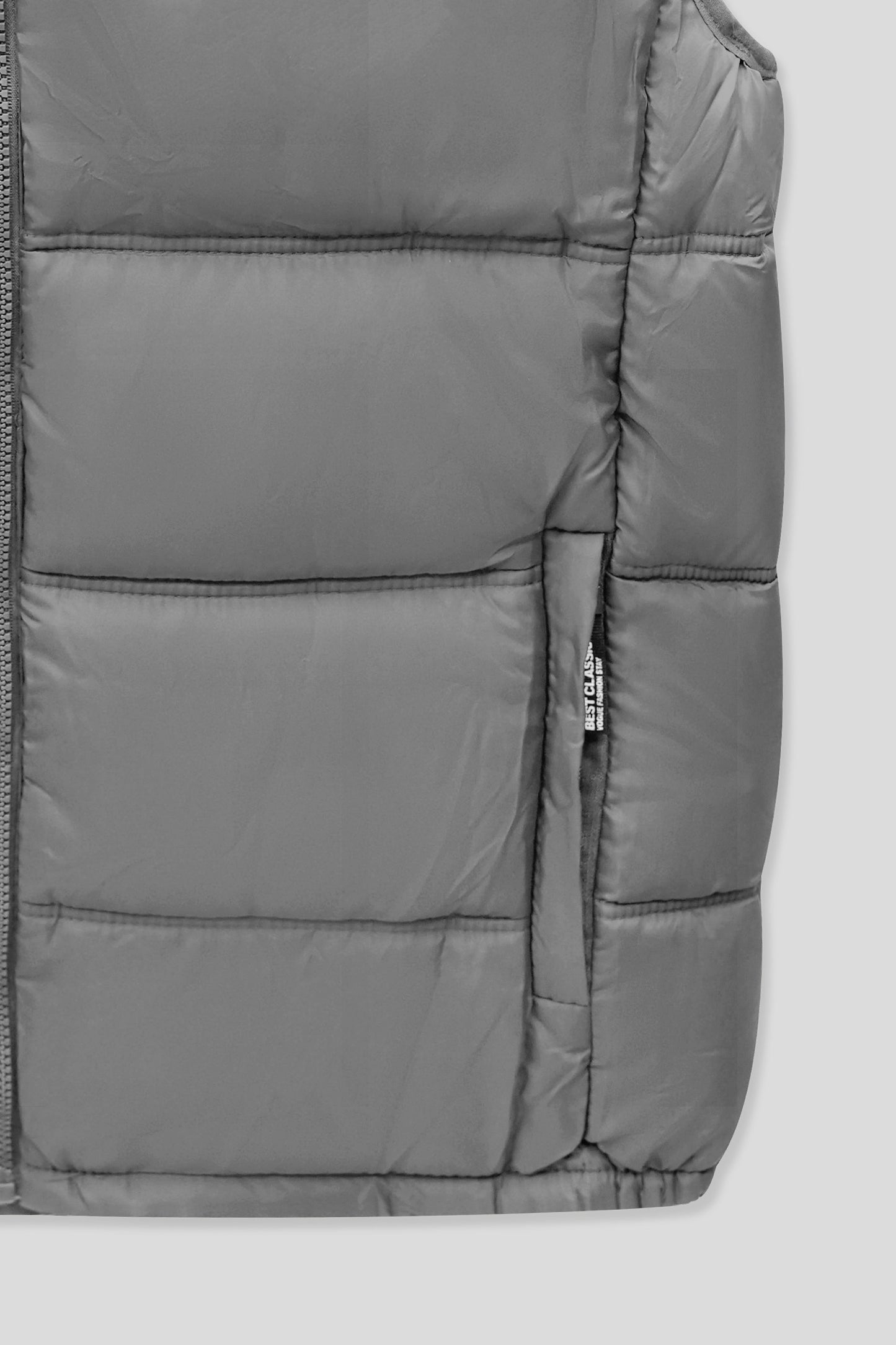 Men’s Sleeveless Parachute Jacket - Grey