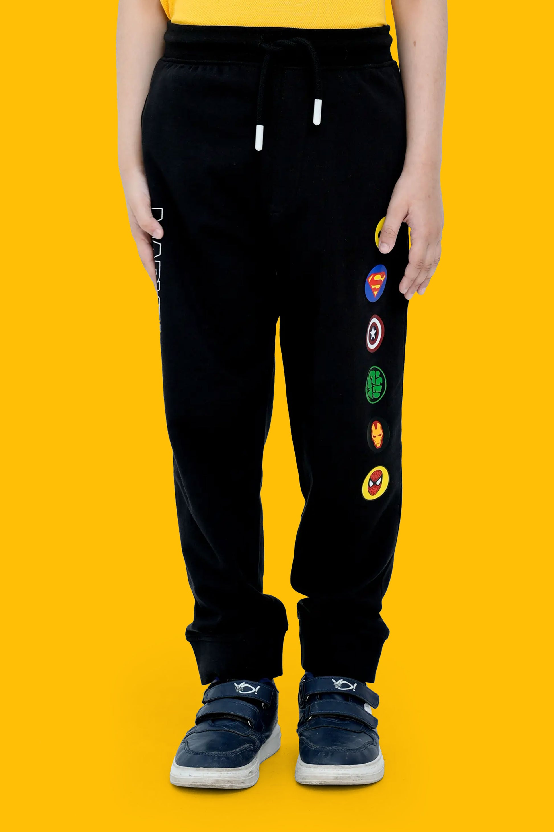 Kids Regular Fit Trouser - Black