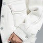 Women’s Oversize Wool Coat - Star White